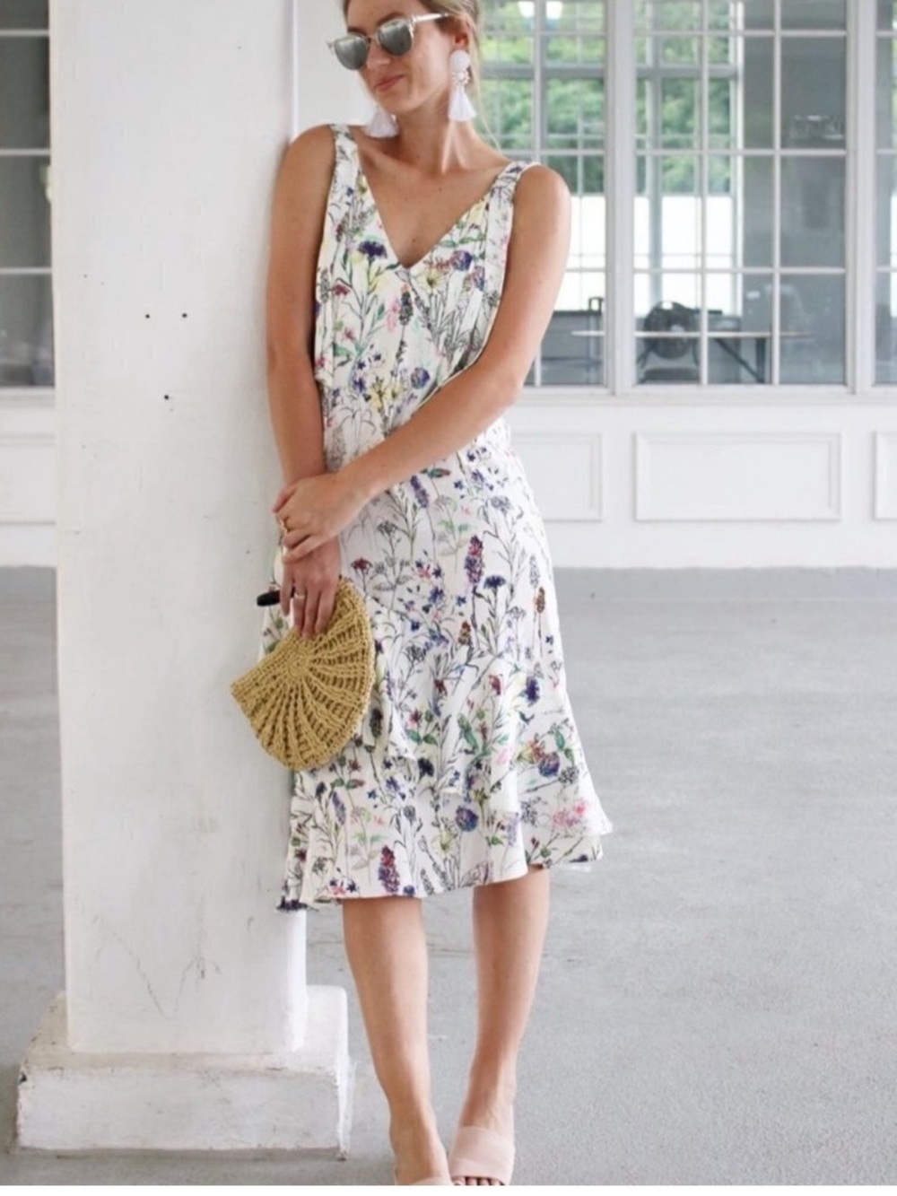 H&M floral dress. S